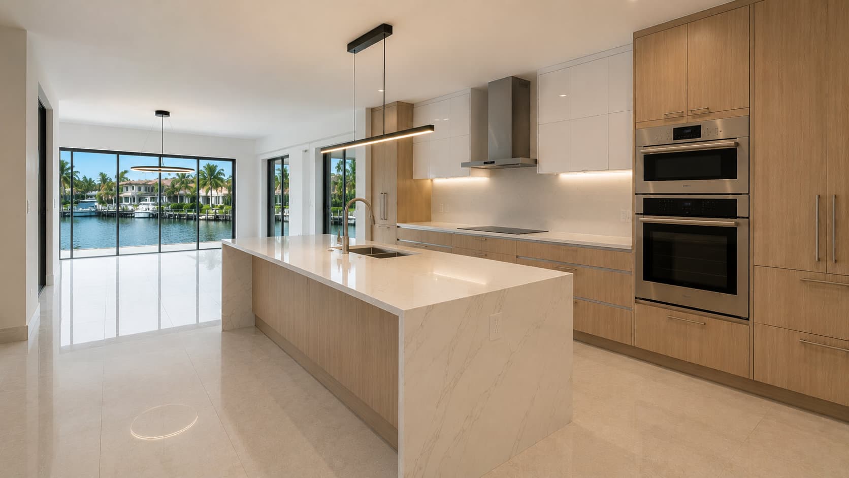 Full kitchen remodel in a Broward County single-family home