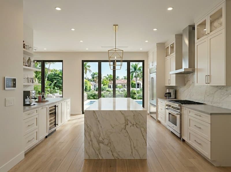 Completed Miami-Dade kitchen built on a fully permitted jobsite
