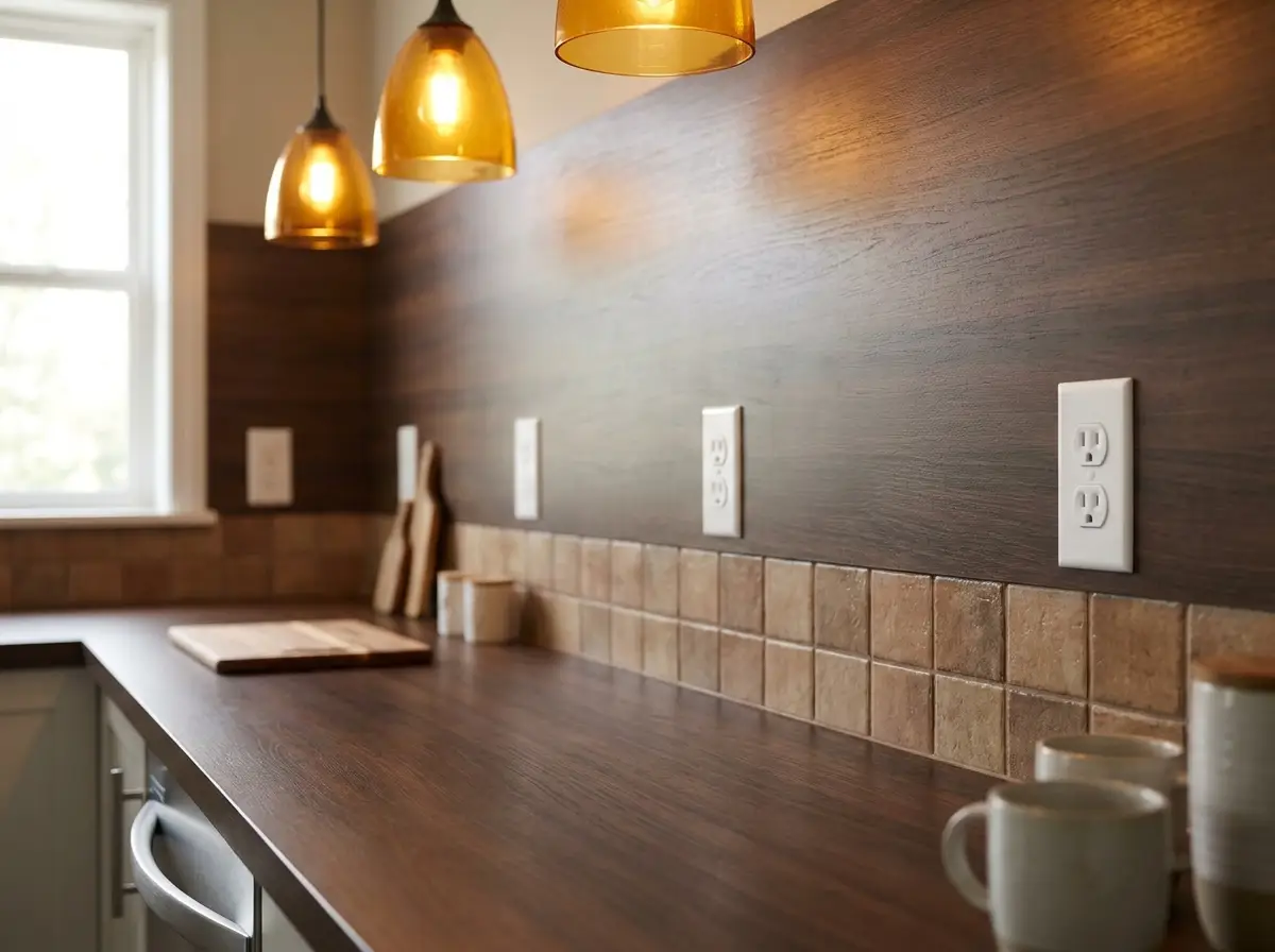 Dedicated 20-amp counter receptacles in a remodeled kitchen, Miami-Dade County