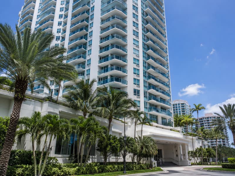 Aventura high-rise condo tower with architectural change packet and certificate of insurance documentation