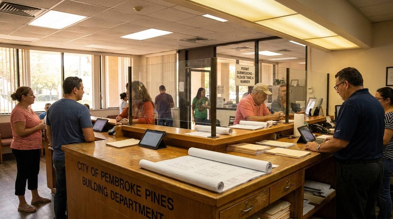 City of Pembroke Pines Building Department permit submission