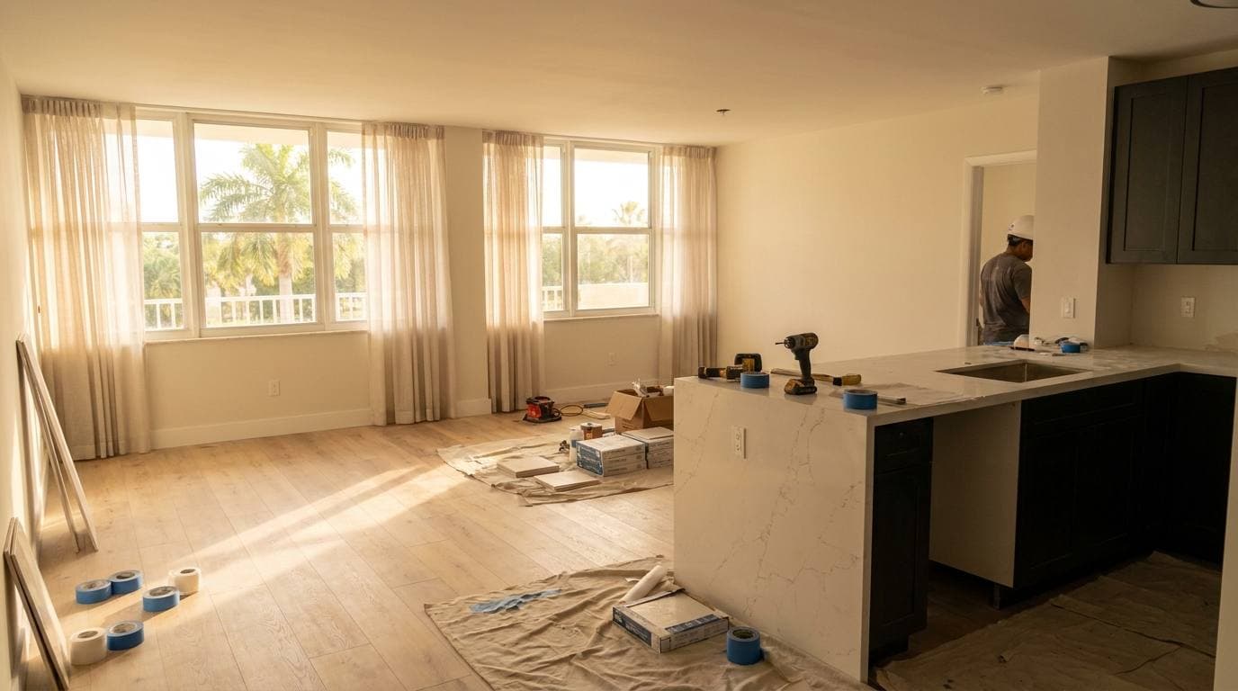 Pembroke Pines condo unit remodeling