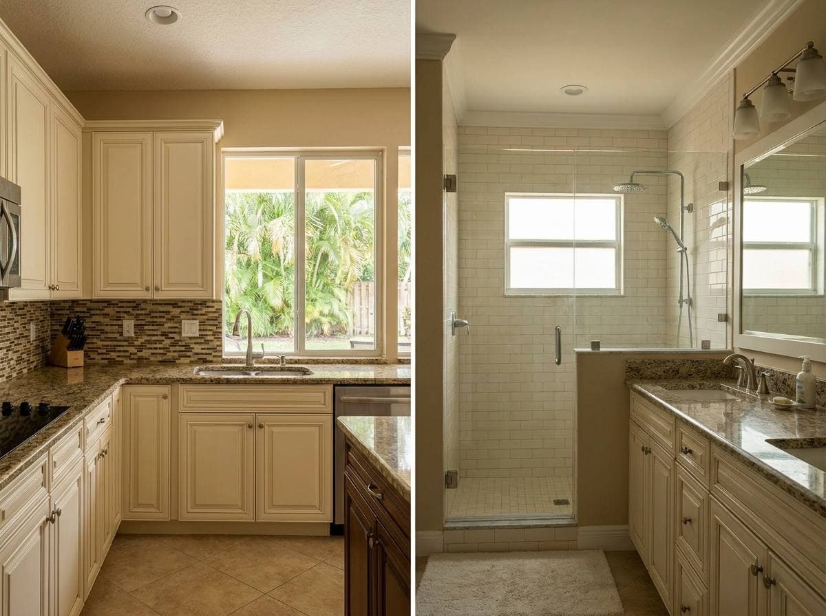 Sunrise FL kitchen and bathroom remodeling — Welleby or Sawgrass corridor interior representative of typical Tier 02 scope
