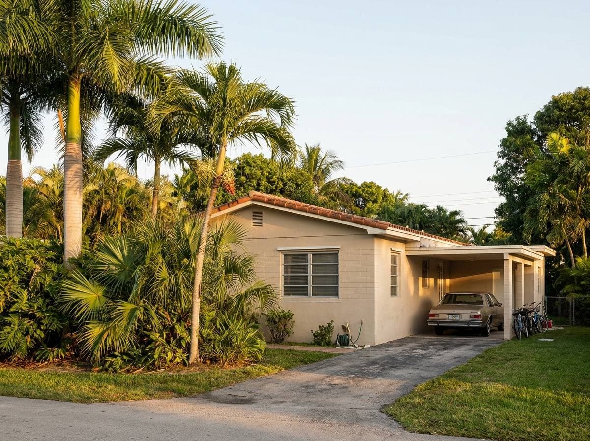 West Park 1950s CBS ranch single-family home exterior daylight