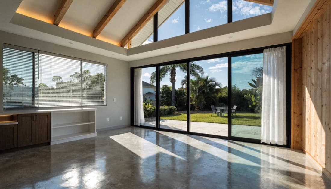 Framed and finished residential construction work under a Florida Certified General Contractor licence
