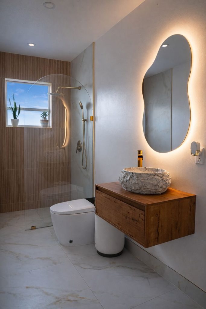 bathroom renovation - gaven constructions